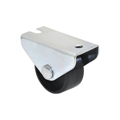 Fixed furniture castor, wheel width 13 mm, pack of 20, Ø 25 mm, max. load 40 kg.
