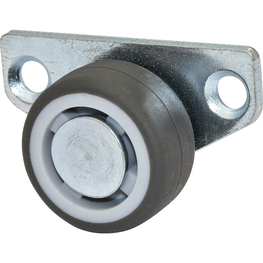 Bed frame castor, wheel width 14 mm, pack of 10, Ø 30 mm, TPR.