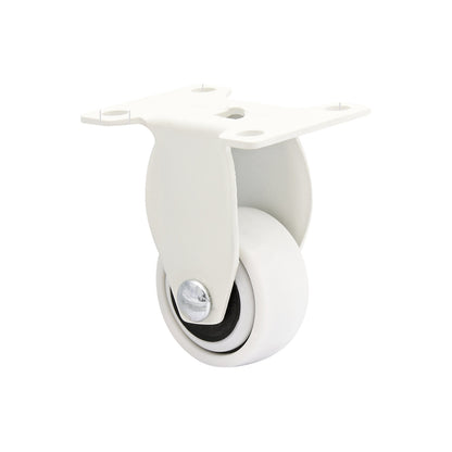 3C series furniture castor, wheel width 12 mm, pack of 10, Ø 25 mm, fixed castor.