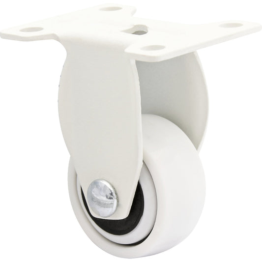 3C series furniture castor, wheel width 12 mm, pack of 10, Ø 25 mm, fixed castor.