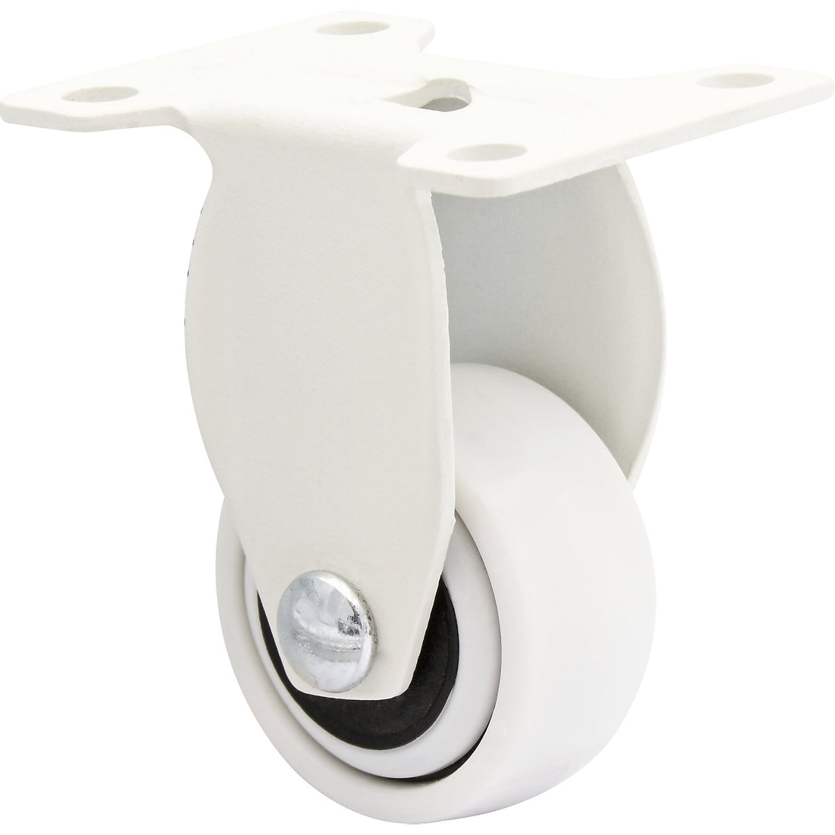 3C series furniture castor, wheel width 12 mm, pack of 10, Ø 25 mm, fixed castor.