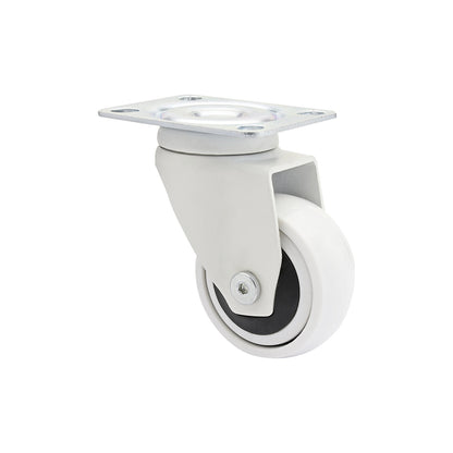 3C series swivel castor for furniture, wheel width 20 mm, pack of 4, Ø 50 mm, swivel castor.