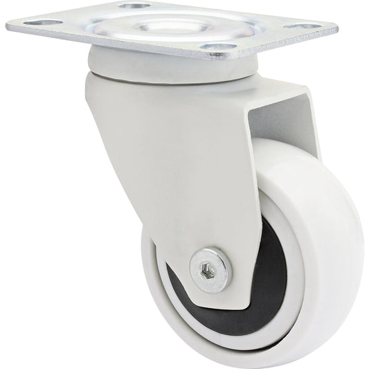 3C series swivel castor for furniture, wheel width 20 mm, pack of 4, Ø 50 mm, swivel castor.