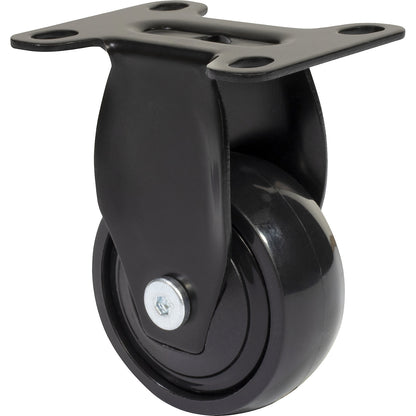 3C series furniture castor, wheel width 20 mm, pack of 4, Ø 50 mm, fixed castor.