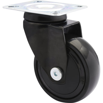 3C series furniture castor, wheel width 25 mm, pack of 4, Ø 75 mm, swivel castor.