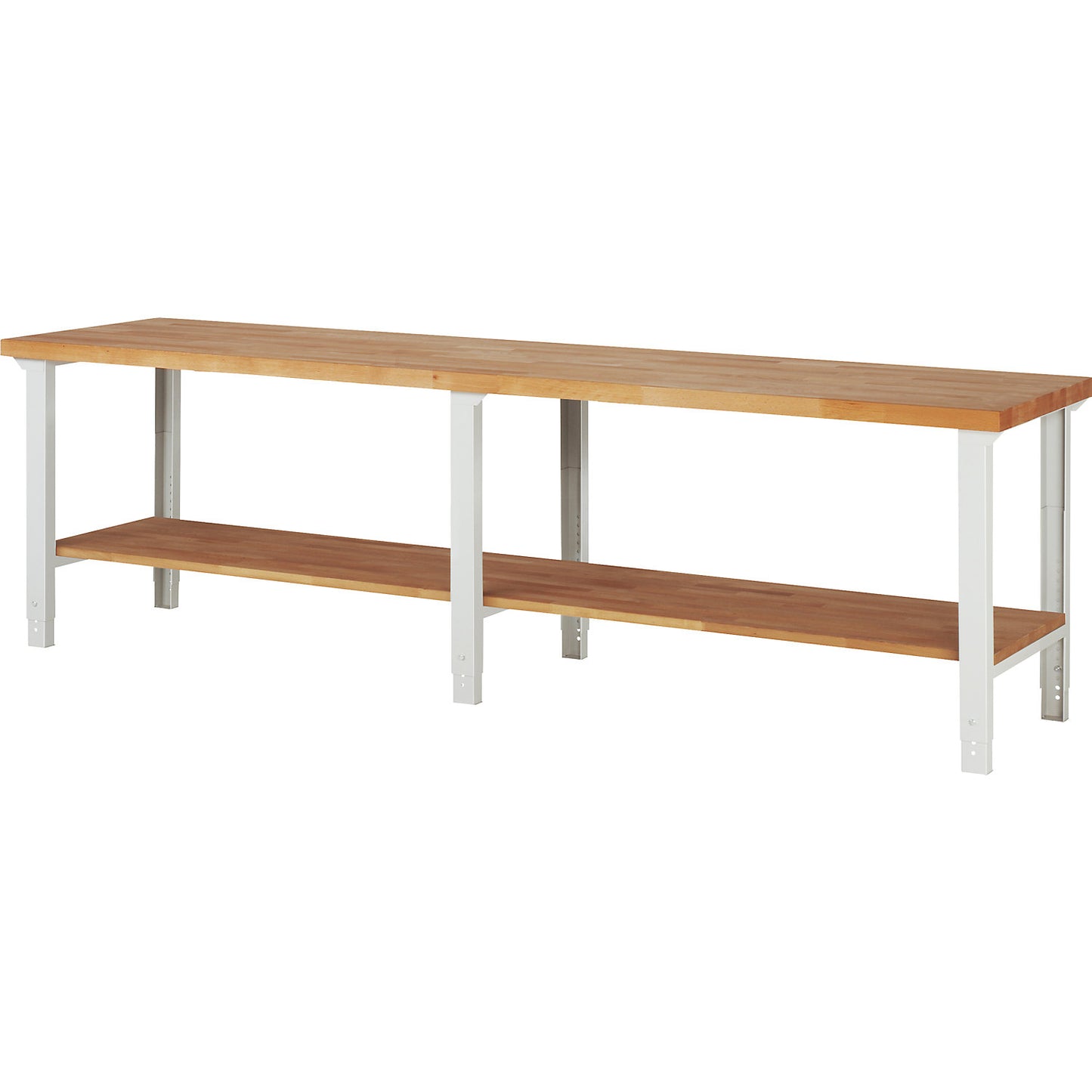 Workbench, Series 7000 modular system, 1 shelf, WxD 3000 x 700 mm.