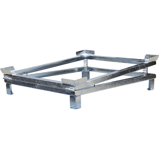 IBC residue drainer, with support feet, hot dip galvanised.