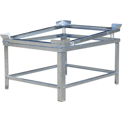 IBC residue drainer, with base frame, hot dip galvanised.