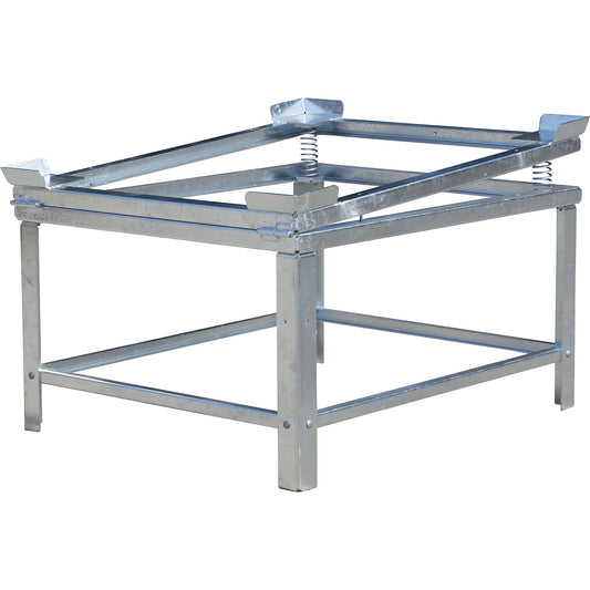 IBC residue drainer, with base frame, hot dip galvanised.