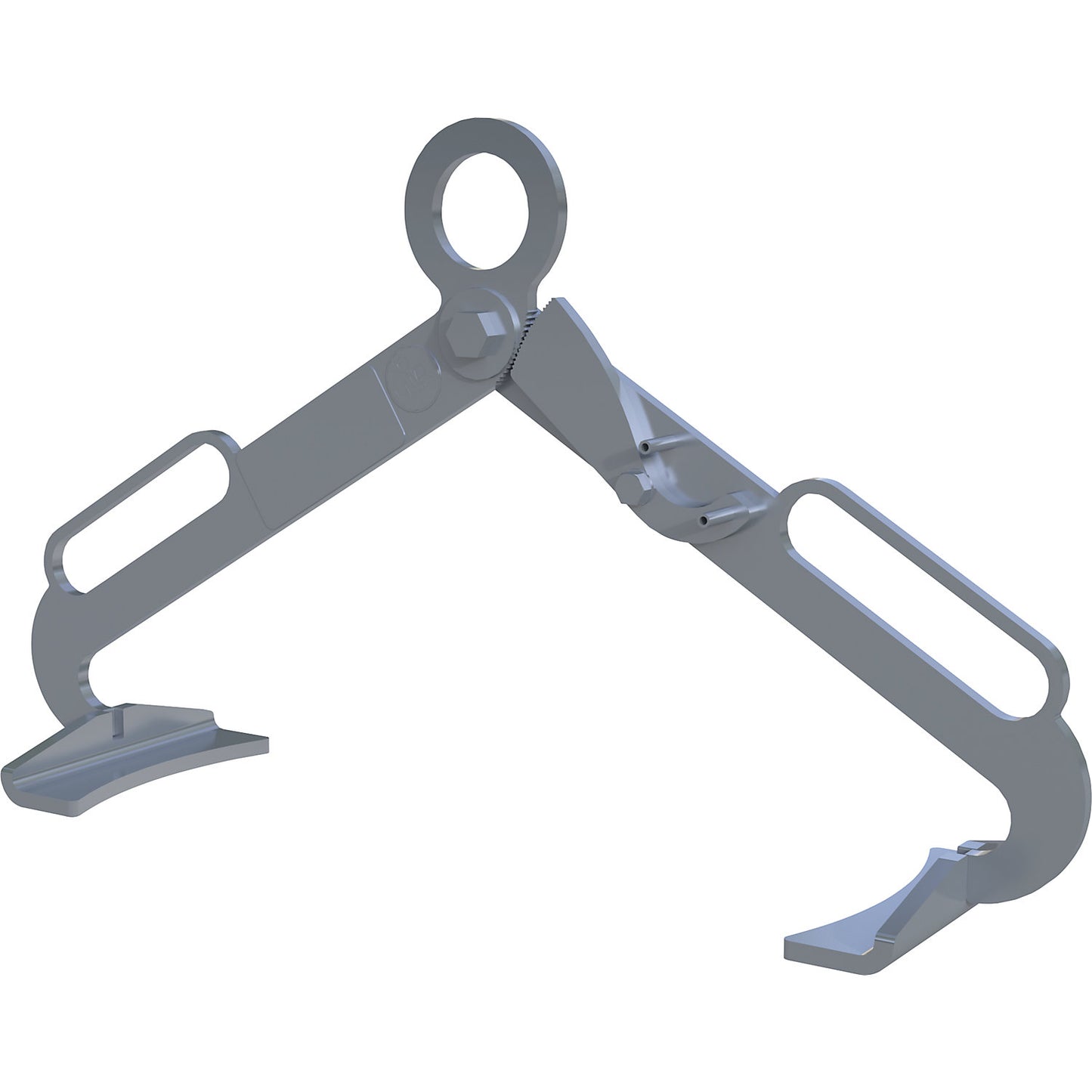 Drum tong, for upright 60 l drums, zinc plated.