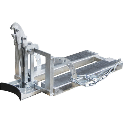 Drum lifter, for 1 x 60 l bung drum, zinc plated.