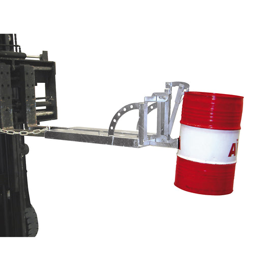 Drum lifter, for 1 x 60 l bung drum, zinc plated.