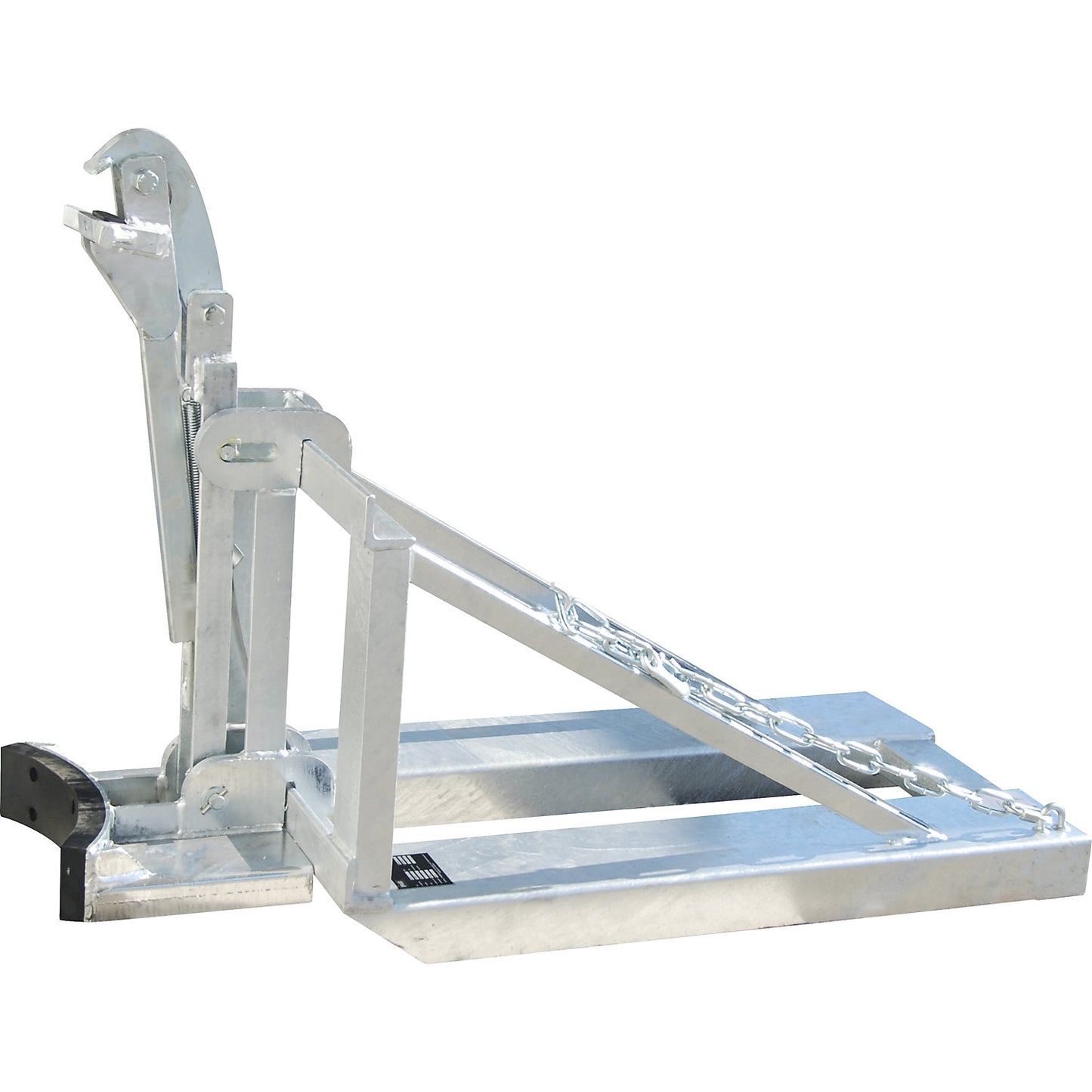 Drum lifter with wide rim grip, for 1 drum, zinc plated.