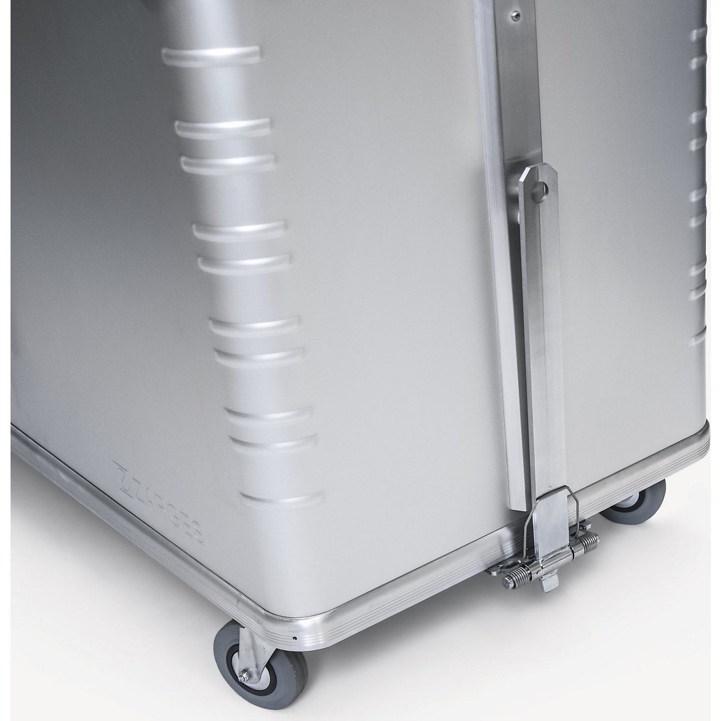W162 spring loaded truck, aluminium, anodised, LxWxH 1058 x 698 x 811 mm.