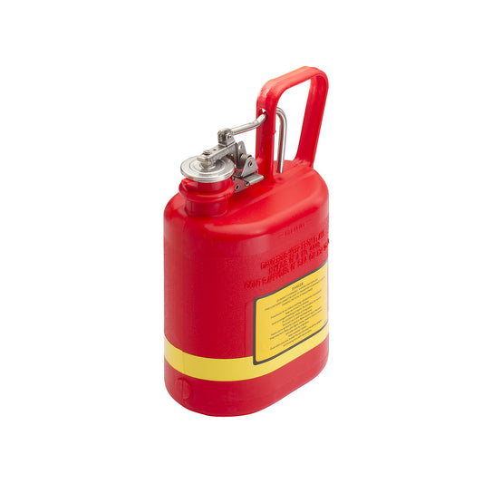 PE safety container, capacity 4 l, red.