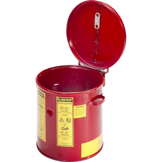 Cleaning and immersion container, sheet steel, zinc plated and painted, capacity 8 l.