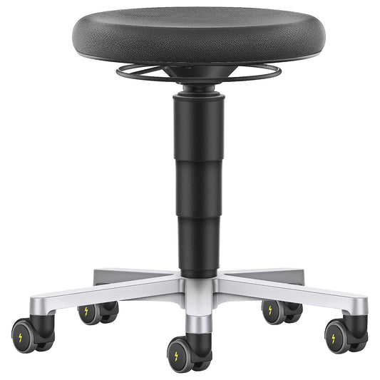 ESD stool, with castors, Supertec.