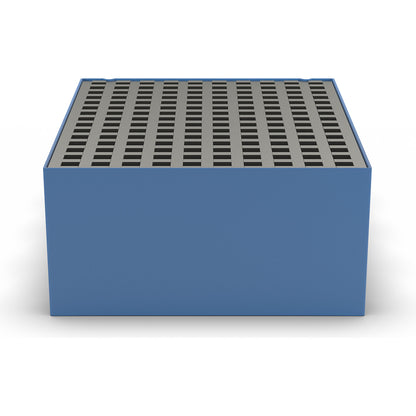 PE sump tray for 60 litre drums, sump capacity 60 l, floor / pallet sump, with GRP grate.
