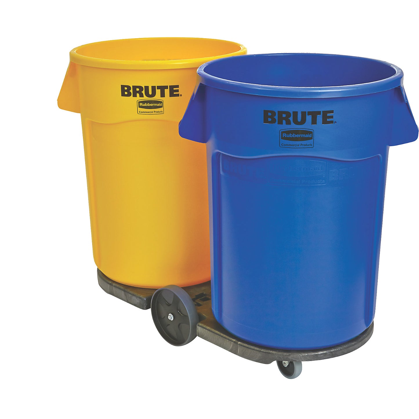 BRUTE® universal container, round, capacity 121 l, blue.