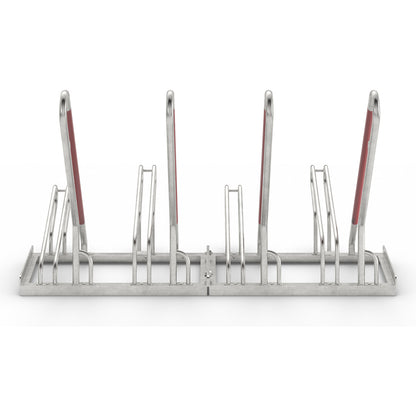 Bicycle stand, model 2502, single-sided, width 1400 mm.