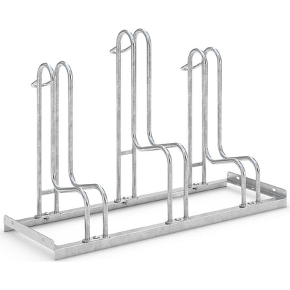 Bicycle stand, single sided, tyre width up to 55 mm, 3 parking spots.