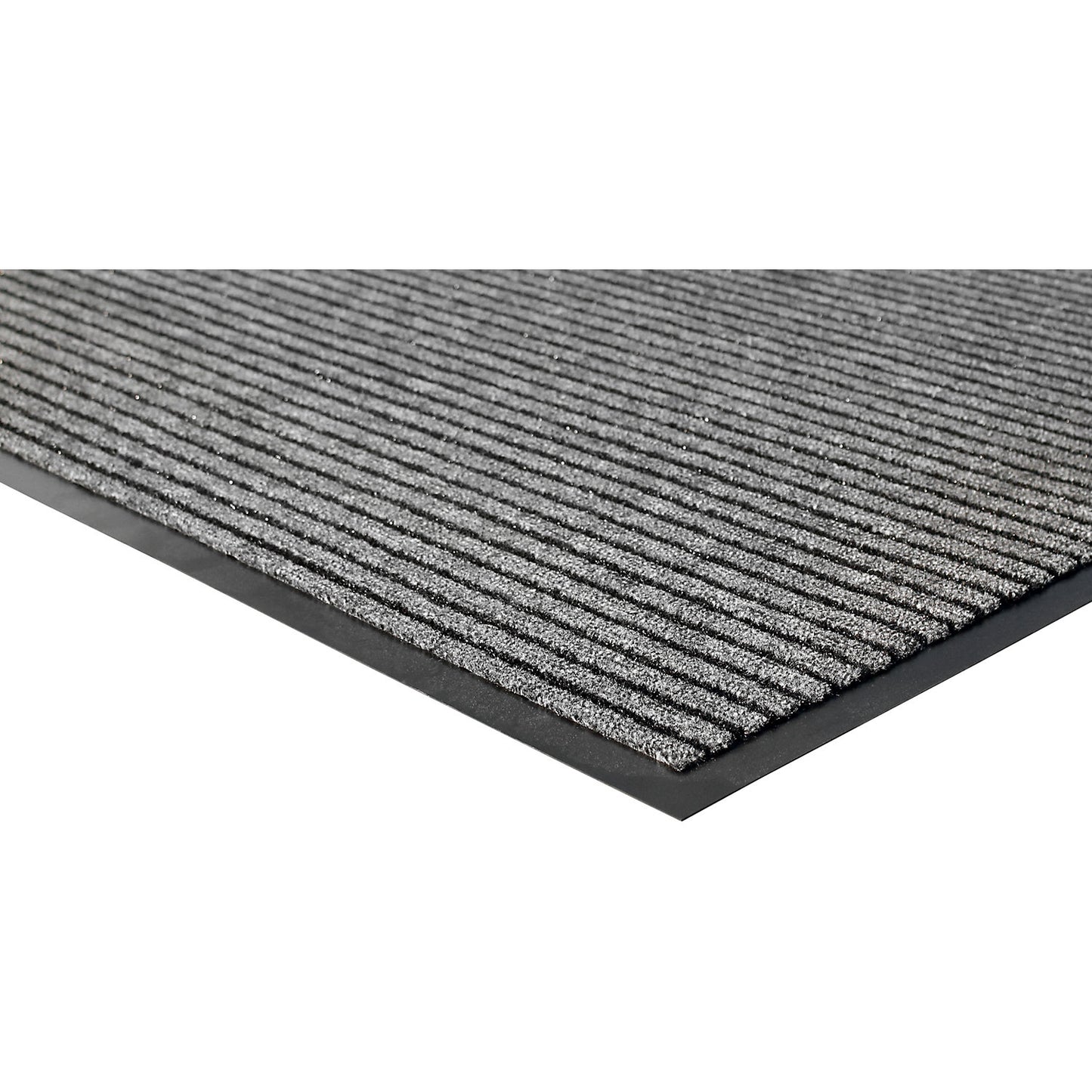 Brush entrance matting, LxW 1500x900 mm, charcoal striped.