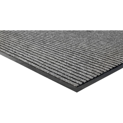 Brush entrance matting, LxW 1500x900 mm, charcoal striped.