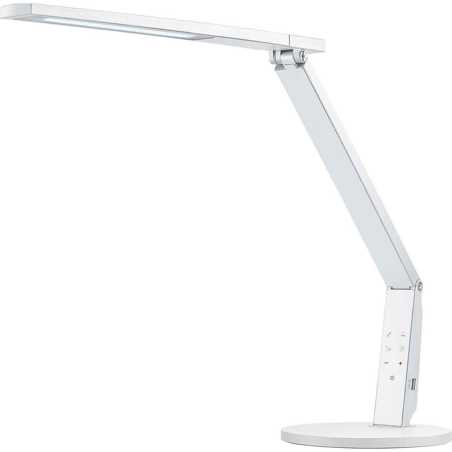 VARIO PLUS LED desk lamp, height 540 mm, white.