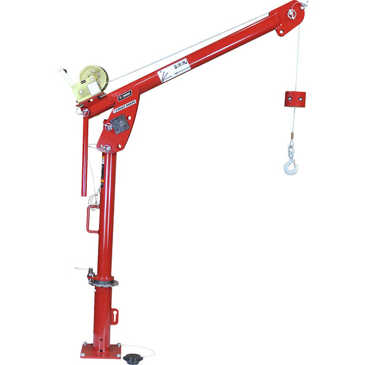 First Mate portable davit crane, powder coated, max. load 385 kg.