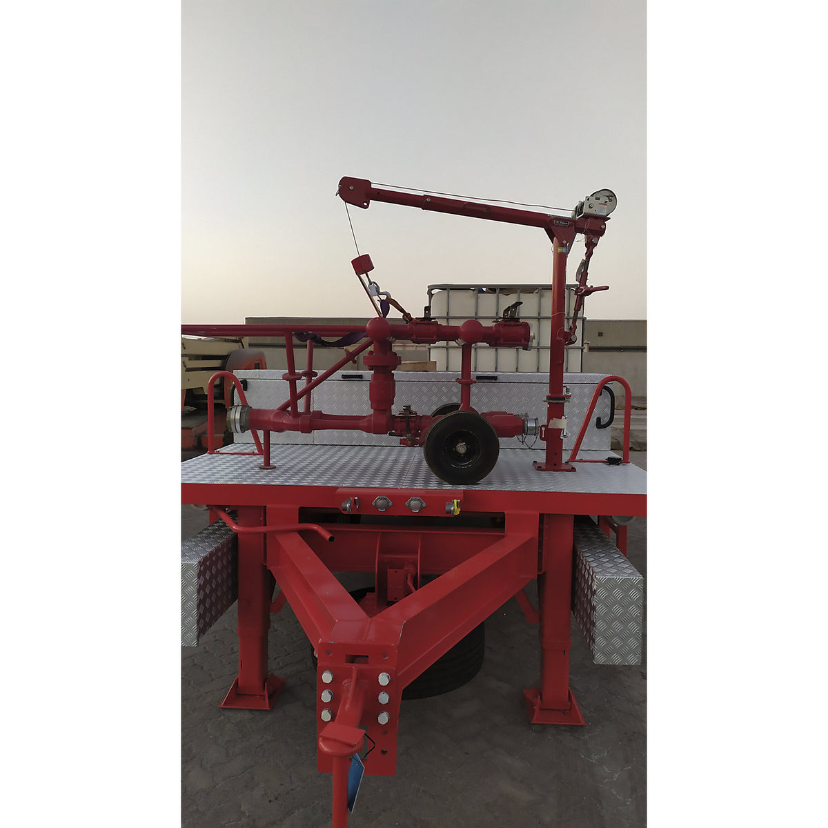 Commander 500 portable davit crane, powder coated, max. load 300 kg.