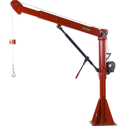 Capitan 2500 stationary davit crane, stationary, max. load 1270 kg.