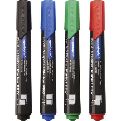 Board and flip chart markers, assorted, 6 x blue, red, green, black in each pack, pack of 24.