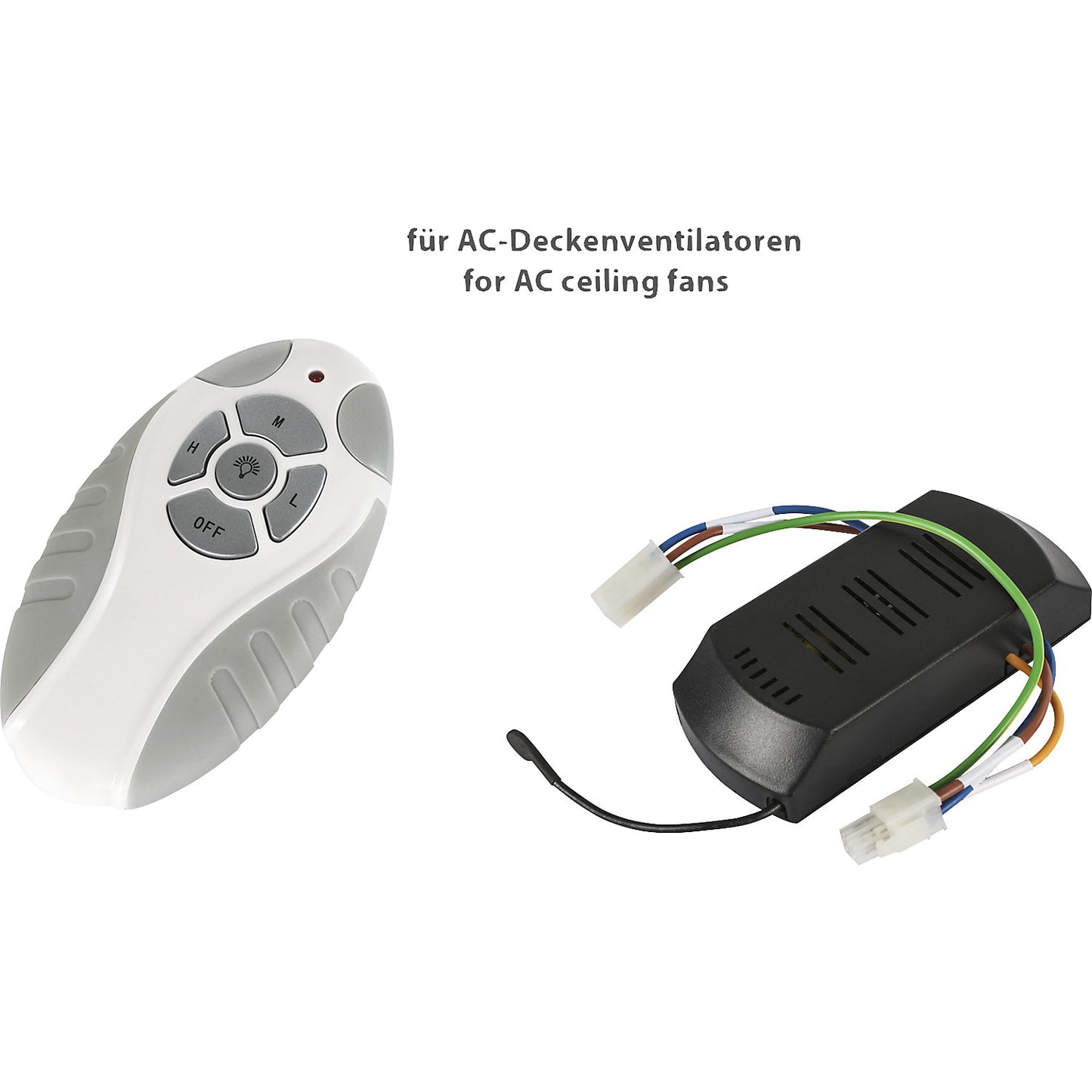 FNK-D multicode remote control, with dimming, LxWxH 110 x 60 x 20 mm.