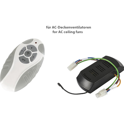 FNK-D multicode remote control, with dimming, LxWxH 110 x 60 x 20 mm.