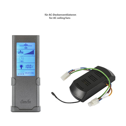 FNK-D LCD Touch remote control, with dimming, LxWxH 142 x 54 x 27 mm.