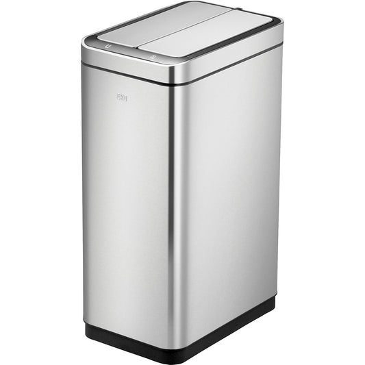 Deluxe sensor-operated waste bin, capacity 30 l, WxHxD 290 x 670 x 415 mm, stainless steel.