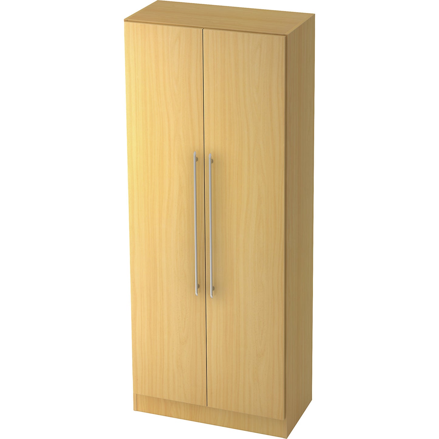 Filing cabinet, height 2004 mm, 4 shelves, beech finish.