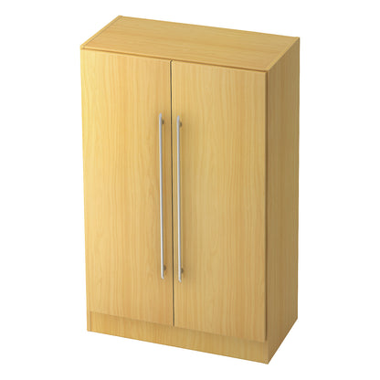 Filing cabinet, height 1270 mm, 2 shelves, beech finish.