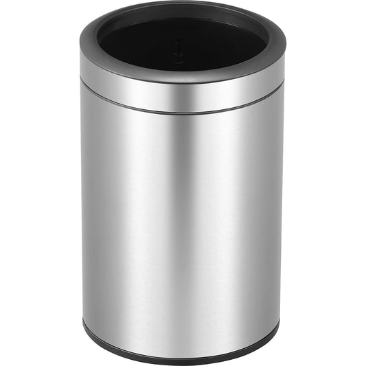 Waste paper bin, stainless steel, capacity 12 l, WxHxD 255 x 400 x 255 mm, with inner container.