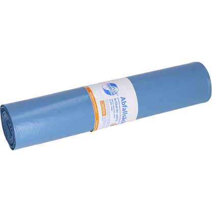 PREMIUM PLUS waste sacks, 120 l, 34 µm, WxL 700 x 1100 mm, pack of 250, blue.