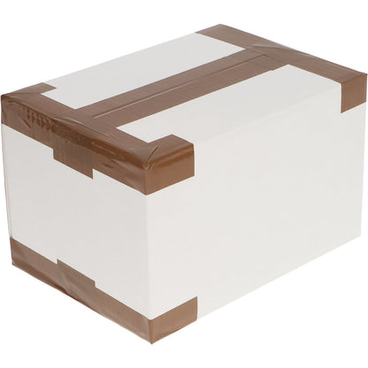 Low-effort PVC packaging tape, embossed film, pack of 6 rolls, brown, tape width 50 mm.