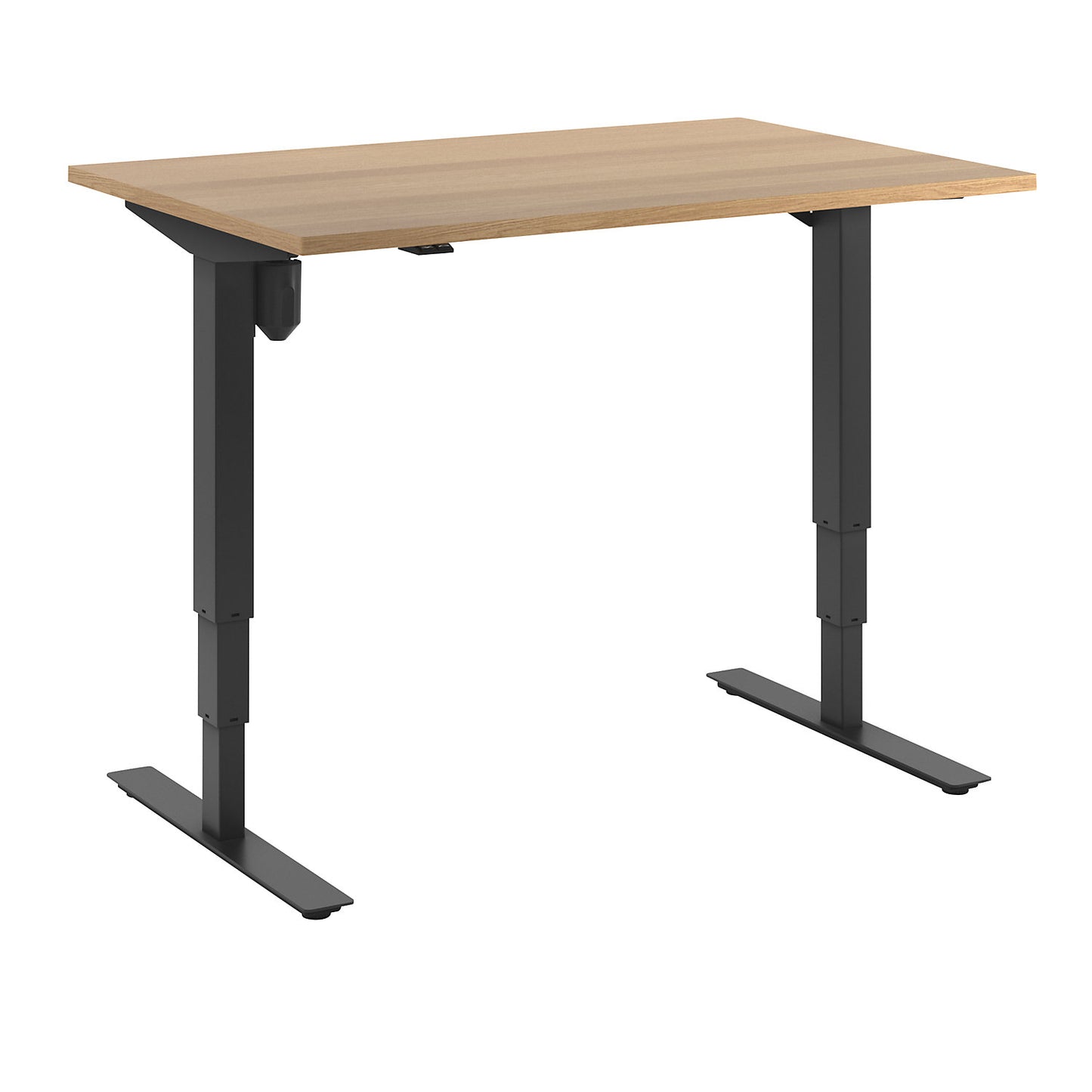 Atlanta desk, electrically height adjustable, straight, WxD 1200 x 800 mm, beech/black.
