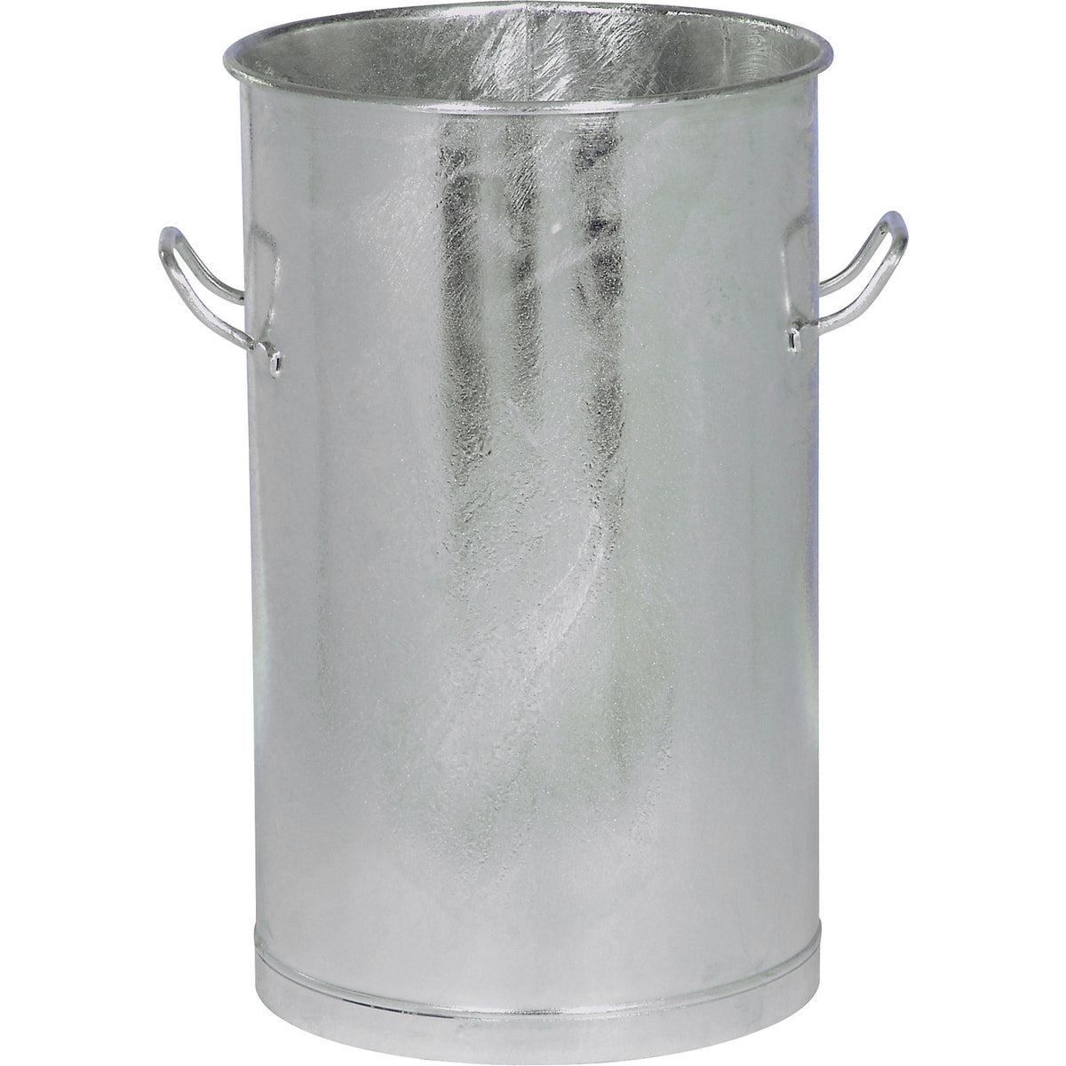 Waste bin without lid, steel, capacity 60 l, height 630 mm, external Ø at top 380 mm.