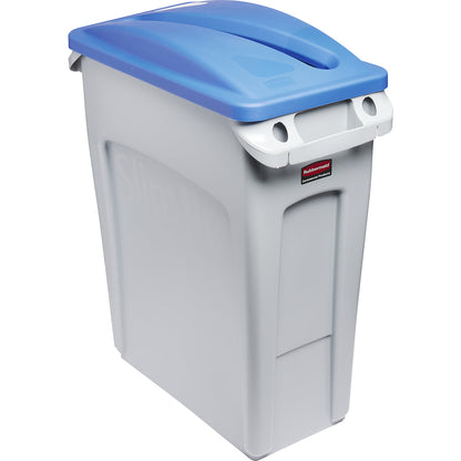 SLIM JIM® recyclable waste collector, capacity 60 l, deposit slot, grey.