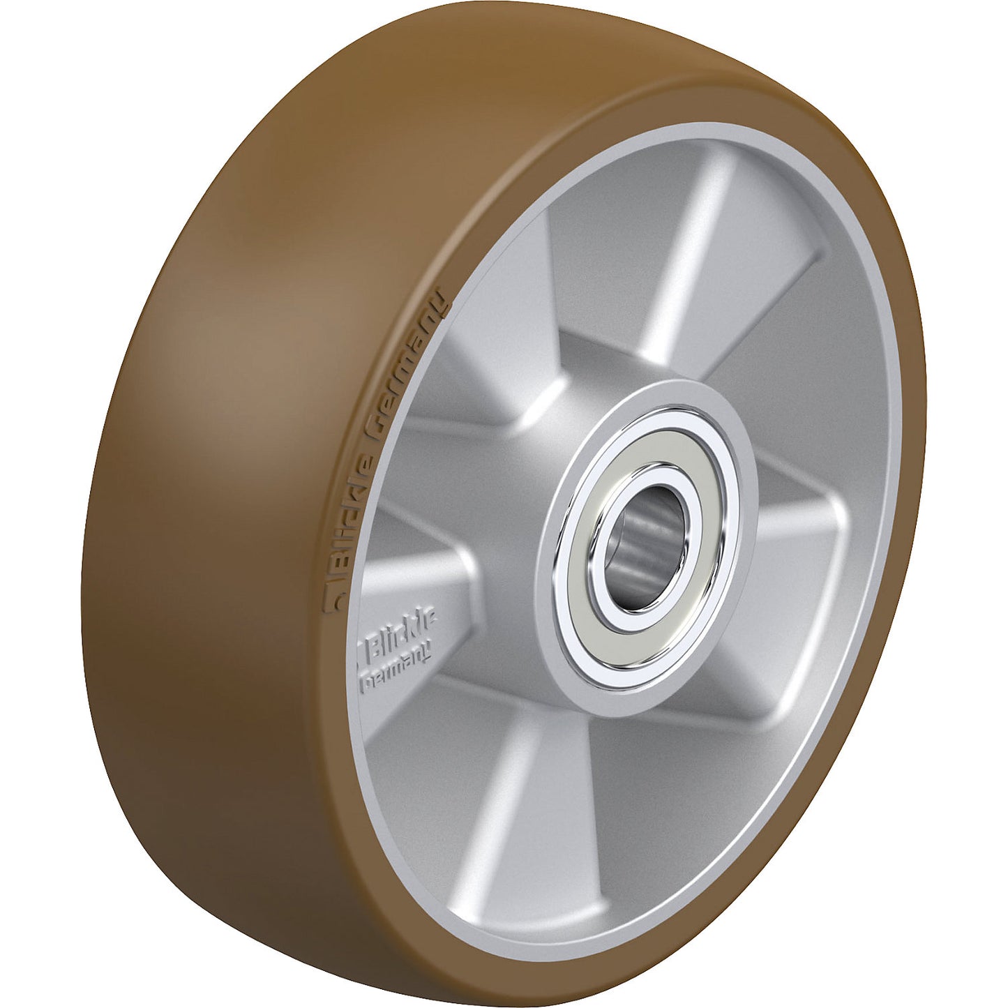 ALB heavy duty wheel, ball bearings, wheel Ø x width 160 x 50 mm, max. load 750 kg.