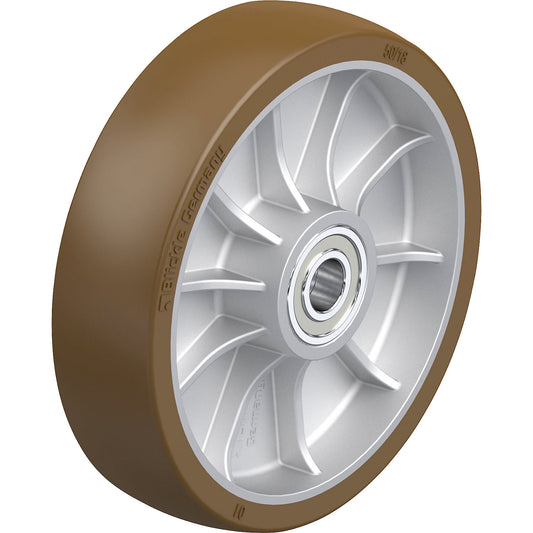 ALB heavy duty wheel, ball bearings, wheel Ø x width 200 x 50 mm, max. load 1000 kg.