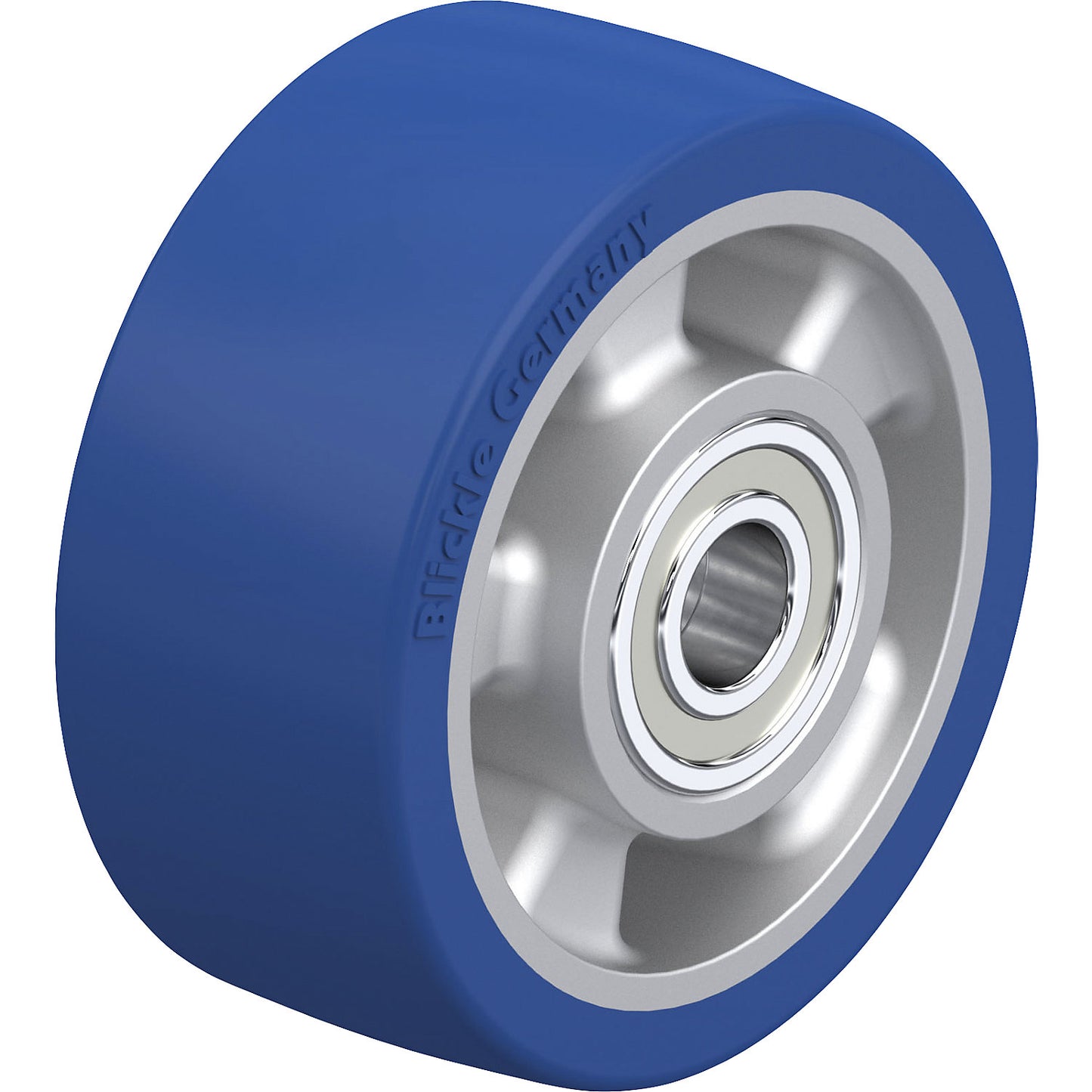 ALBS heavy duty wheel, ball bearing, axle Ø 20 mm, wheel Ø 125 mm, max. load 450 kg.
