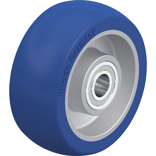 ALBS heavy duty wheel, ball bearing, axle Ø 15 mm, wheel Ø 100 mm, max. load 320 kg.