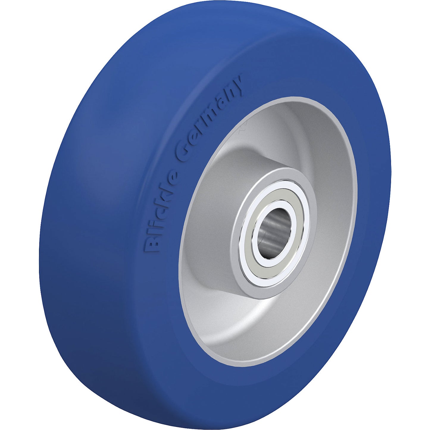 ALBS heavy duty wheel, ball bearing, axle Ø 15 mm, wheel Ø 125 mm, max. load 370 kg.
