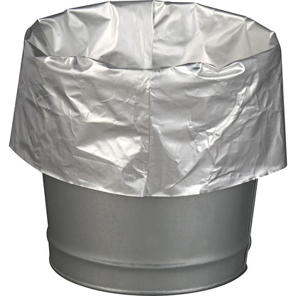 Special waste sacks, aluminium coated, silver, pack of 10, 15 l.
